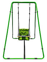 Гойдалка підлгова розбірна для дітей "Take&Ride baby swing home" зелена.