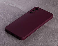 Силіконовий чохол SOFT Silicone Case для телефону Samsung A24 4G (без лого) бордовий