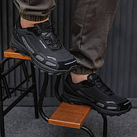 Мужские кроссовки Adidas Shadowturf Termo (черные) водоотталкивающие надежные кроссы еврозима 2474 тренд