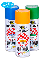 Краска акриловая аэрозольная Bosny 33 Кремово-желтый (Cream), 400мл