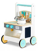 Дерев'яна кухонна коляска Ecotoys для дітей.
