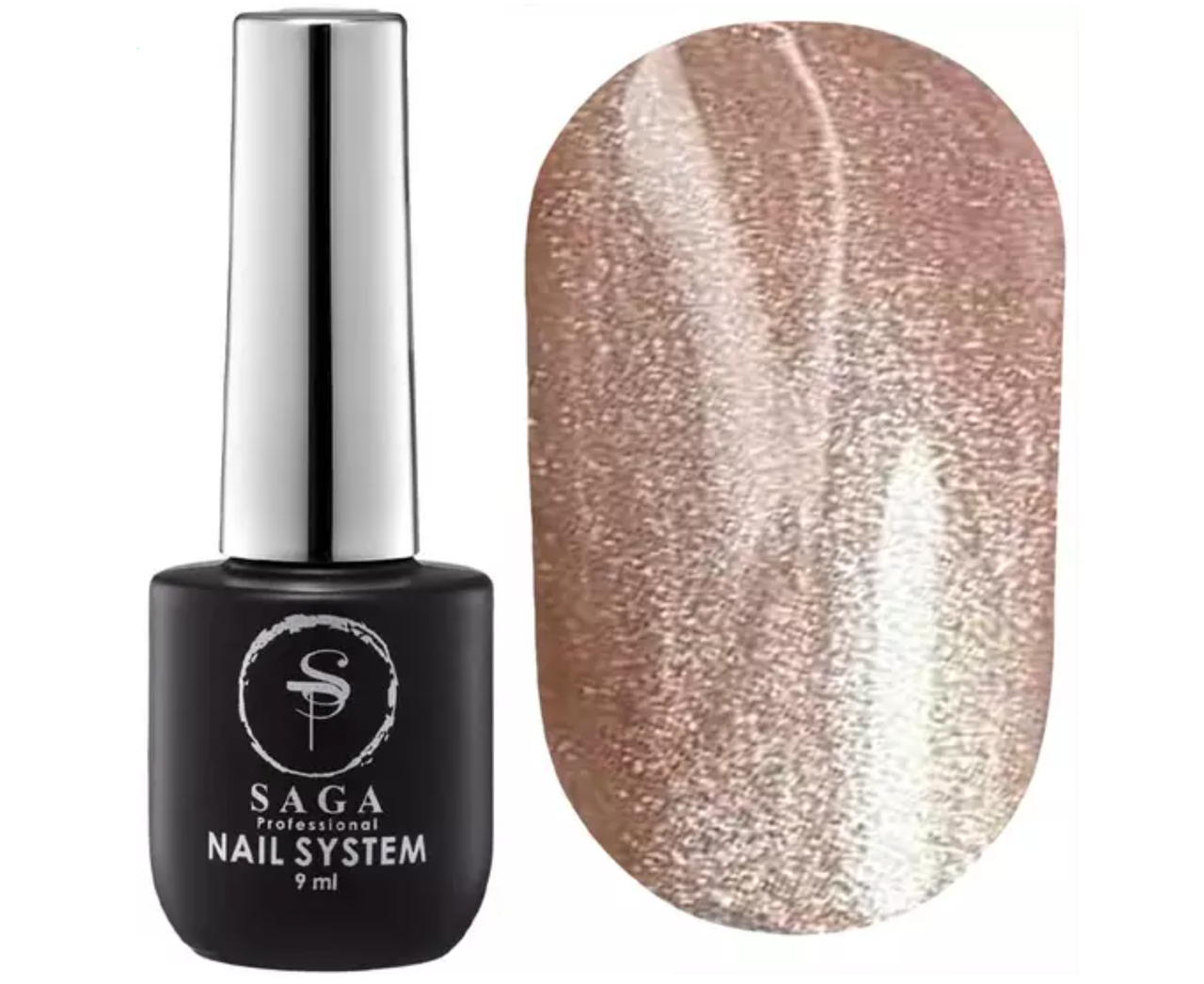 Гель-лак SAGA GLOW CAT №04 9 ml, фото 1