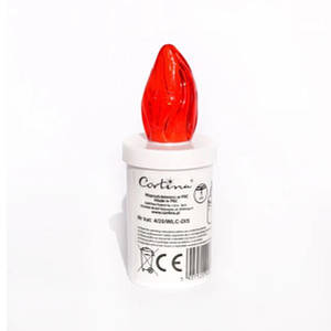 Свічка електрична Cortina LED (2xAA) для лампадок, асортимент, 1/12