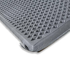 Лист ЕВА (EVA) темно-сірий 1400×1000х10 мм (автокилим, ромб)