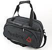 Велика спортивна сумка Reebok темно-сірого кольору, фото 4