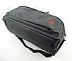 Велика спортивна сумка Reebok темно-сірого кольору, фото 6