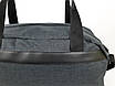 Велика спортивна сумка Reebok темно-сірого кольору, фото 9