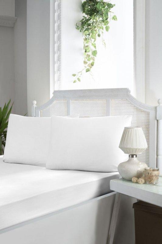 Простирадло на гумці First Choice Сатин 160*200+2*50*70 (White) 2233_white G-Rich, фото 1