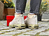 Чоловічі термо кросівки Nike 95 SneakerBoot Beige (Бежеві) Найк 95 високі термоносок текстиль осінь зима, фото 9