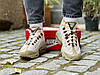 Чоловічі термо кросівки Nike 95 SneakerBoot Beige (Бежеві) Найк 95 високі термоносок текстиль осінь зима, фото 11