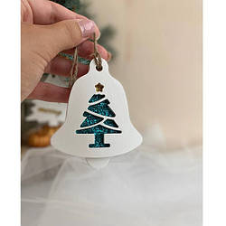 Набір прикрас новорічних "Merry Christmas - Happy New Year" 6шт.