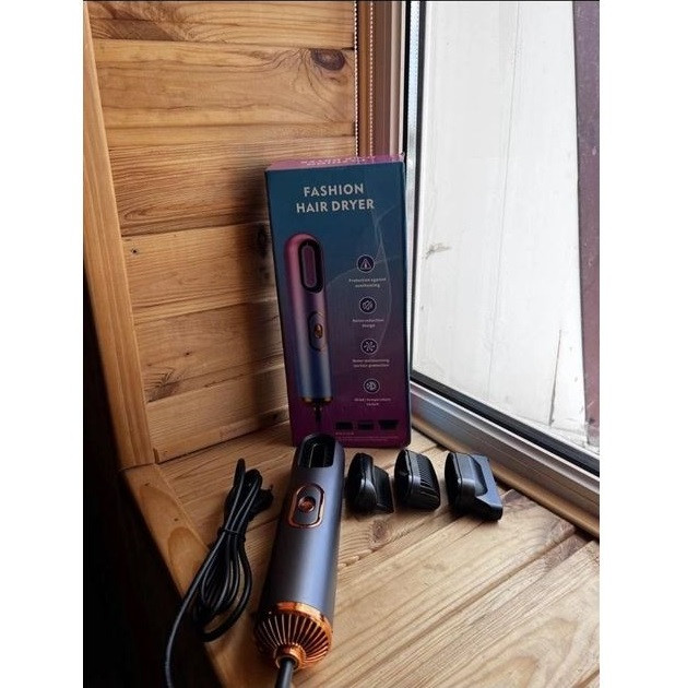 Фен компактний для укладання та сушіння волосся HAIR DRYER 521-2341 800W (34101)