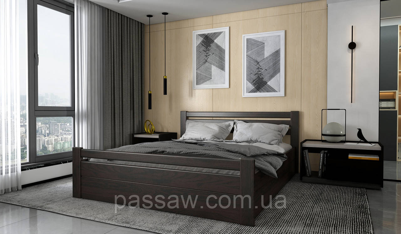 Ліжко "Прем'єра-ПМ" 160 з підйомним механізмом і великою нішою для зберігання речей, фото 1