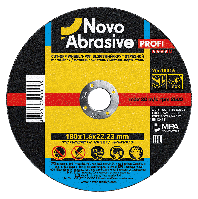 Круг відрізний по металу NOVOABRASIVE Profi 180 x 1.6 x 22.23