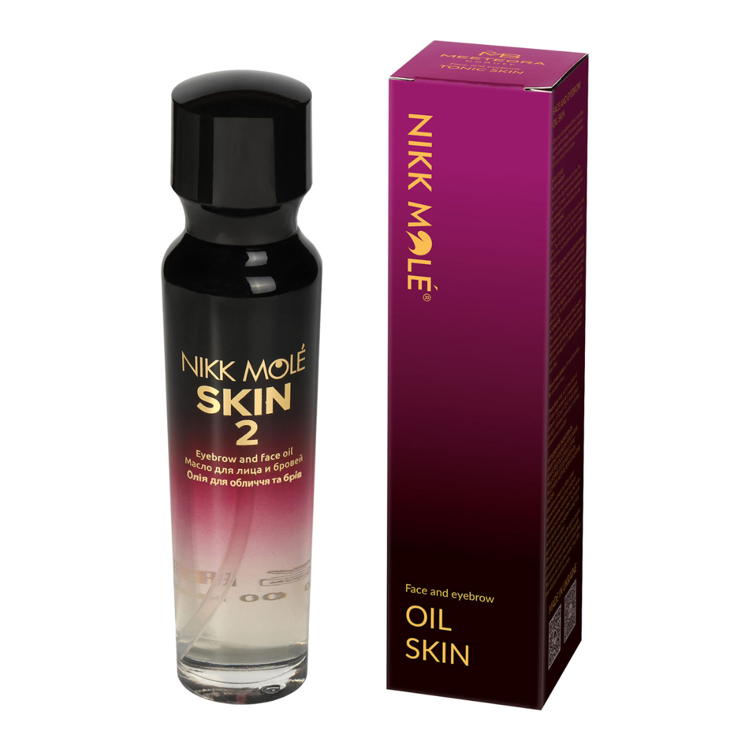 Олія для обличчя та брів Oil SKIN 2 Nikk Mole