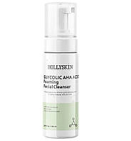 Очищающая пенка для умывания HOLLYSKIN Glycolic AHA Acid Foaming Facial Cleanser