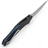 Складаний ніж Широгорів  Получеткий D2 china чорний, фото 3