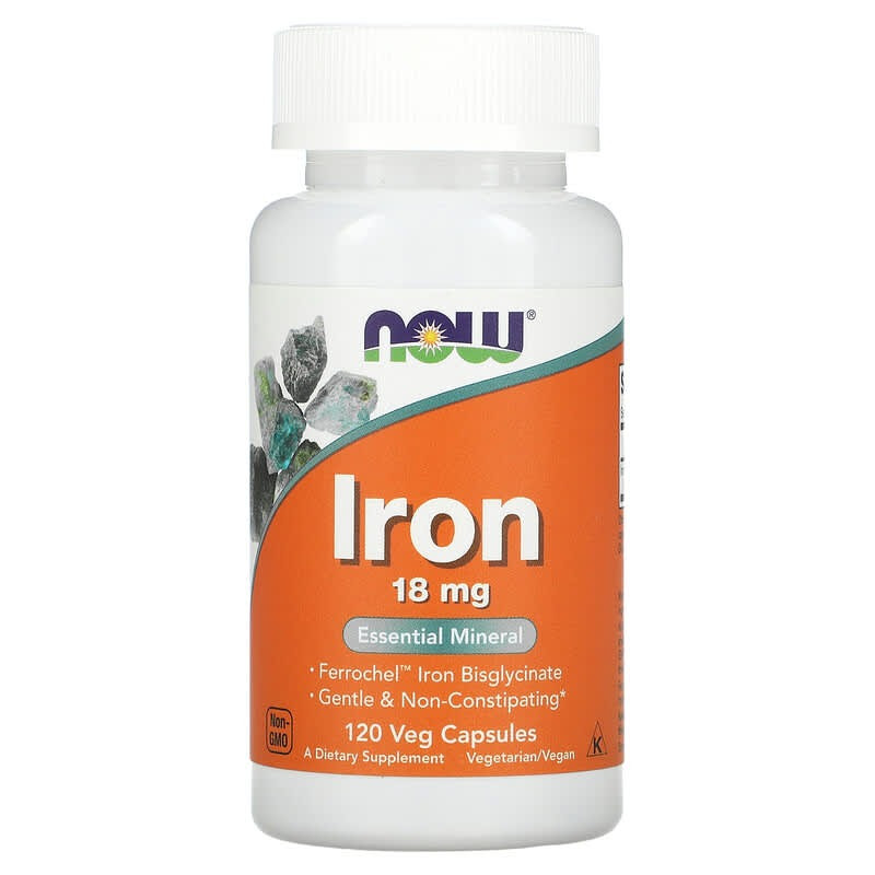 Железо NOW Foods "Iron" 18 мг (120 капсул)