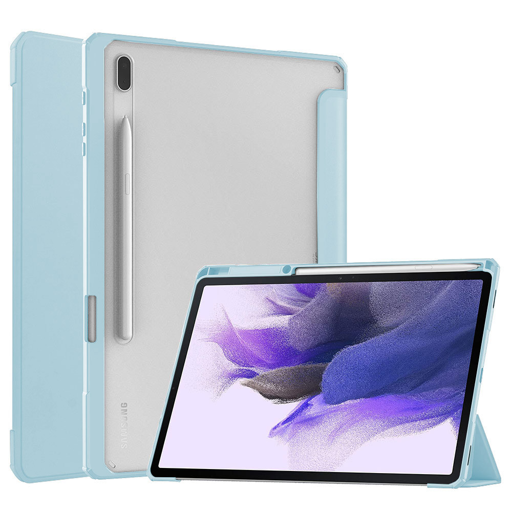 Чохол для Samsung Galaxy Tab S7 FE / S7+ / S8+ Galeo Hybrid Case with S-Pen Holder Light Blue, фото 1