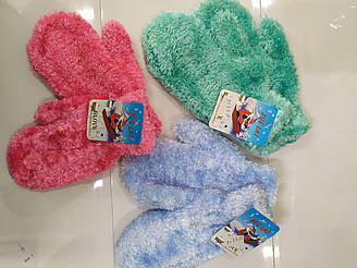 Варежки для девочек и женщин Травка