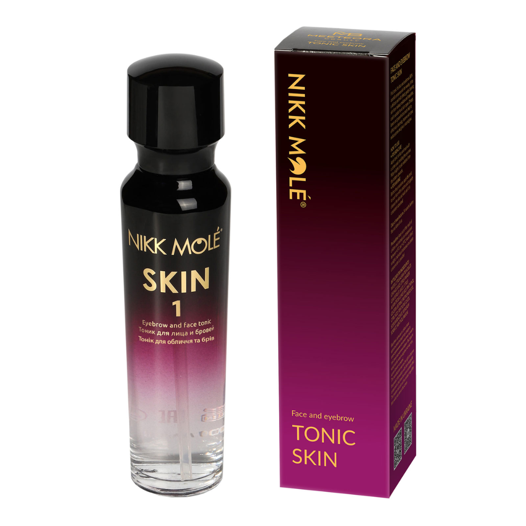 Фруктовий тонік для обличчя та брів SKIN 1 Nikk Mole