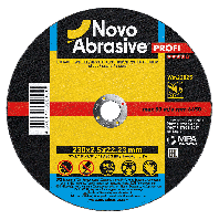 Круг відрізний по металу NOVOABRASIVE Profi 230 x 2.5 x 22.23