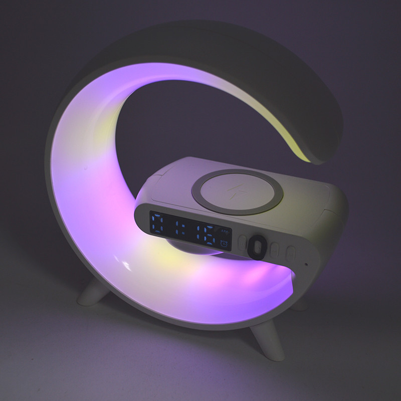 Настільна лампа Google Small G63 Smart Led and Music Speaker 300mHa Wireless Charging 15W White