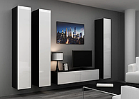Стінка під телевізор у вітальню, в зал в стилі хай-тек Cama Vigo 14 180/260/42 см