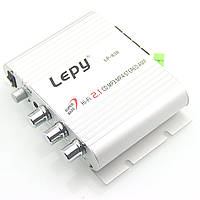 Аудио усилитель Lepy LP-838 2.1 3х20Вт 12-18В стерео+сабвуфер