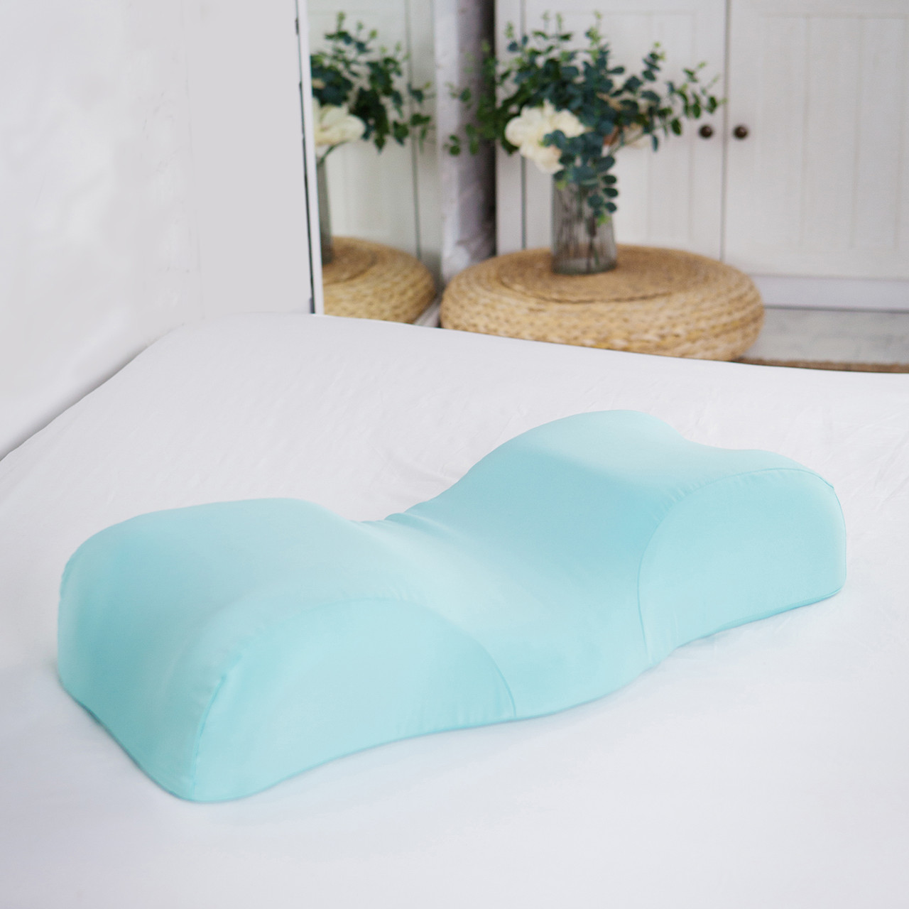 Ортопедическая подушка Beauty Balance от морщин сна и утренней отечности (MEMORY FOAM), шелк бежевый - фото 6 - id-p1860735085