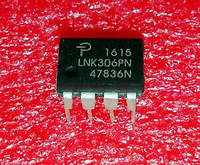 LNK306PN, ШИМ-контроллер Off-line switcher, 12мВт [DIP-8]