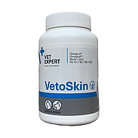 VetExpert VetoSkin ВетоСкин 90капс - Пищевая добавка для здоровья кожи и шерсти кошек и собак