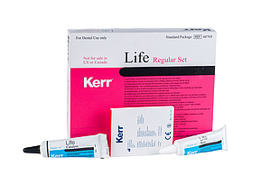 Life Regular Set (Лайф Регуляр), 2 туби по 12г, прокладочний стоматологічний матеріал, Kerr