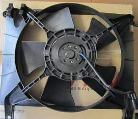 Вентилятор радіатора Авео основний із кондиціонером