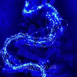 Гірлянда "Кінський хвіст" від мережі 3 м, 510 LED, Синій / Світлодіодна новорічна гірлянда