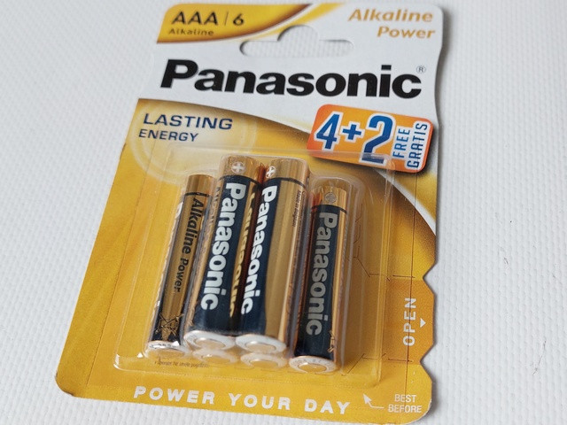 Батарейка АAА 1,5V Alkaline (6 шт.) (Panasonic) LR03RE