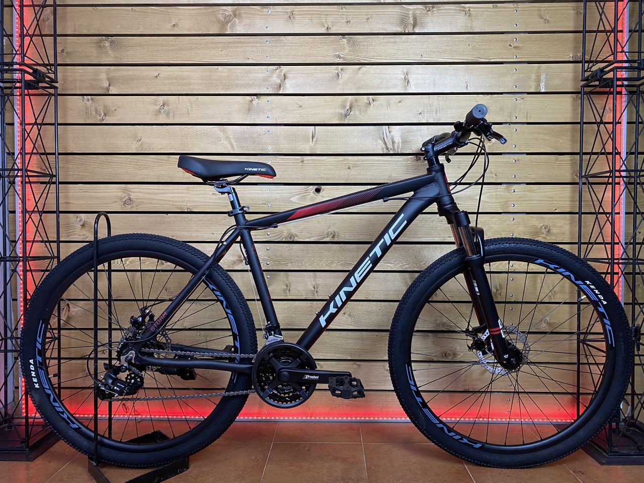 Велосипед гірський спортивний 27.5" Kinetic STORM чорний на зріст 172-180 см
