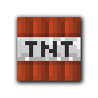 Наклейка "Minecraft TNT" (11х11см)