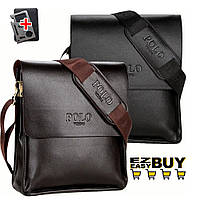 Мужская сумка через плечо Polo Videng Барсетка Сумка-планшет+Подарок