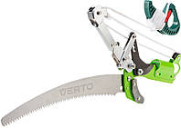 Verto Секатор-сучкорез, гусеничный с передачей и садовой пилой, храповой механизм, с наковаленкой E-vce -