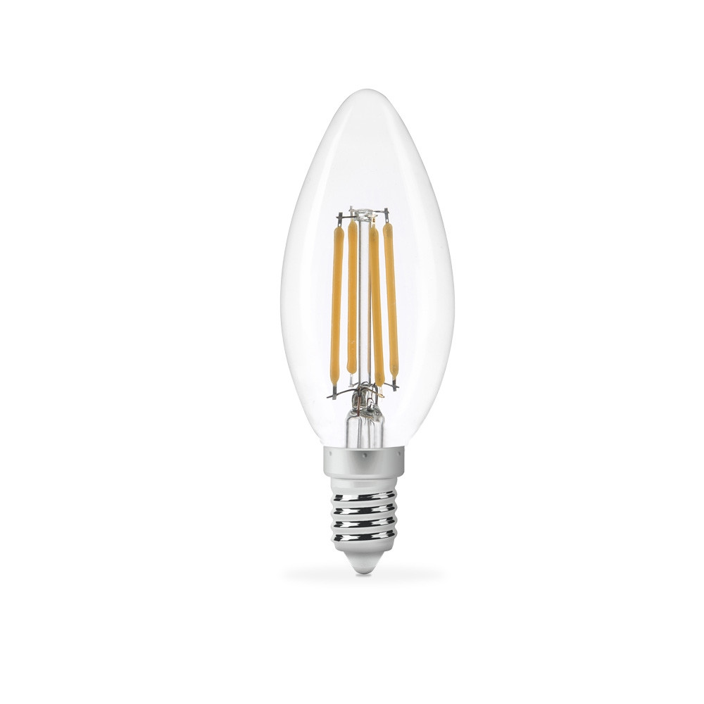 LED лампа Filament C37 4W E14 4100K