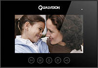 AHD 1080P видеодомофон Qualvision QV-IDS4783PW Black