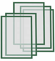 Magnetoplan Рамки магнитные A4 зеленые Magnetofix Frame Green Set UA Baumar - Время Покупать