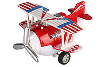 Same Toy Самолет металлический инерционный Aircraft со светом и музыкой (красный) E-vce - Знак Качества
