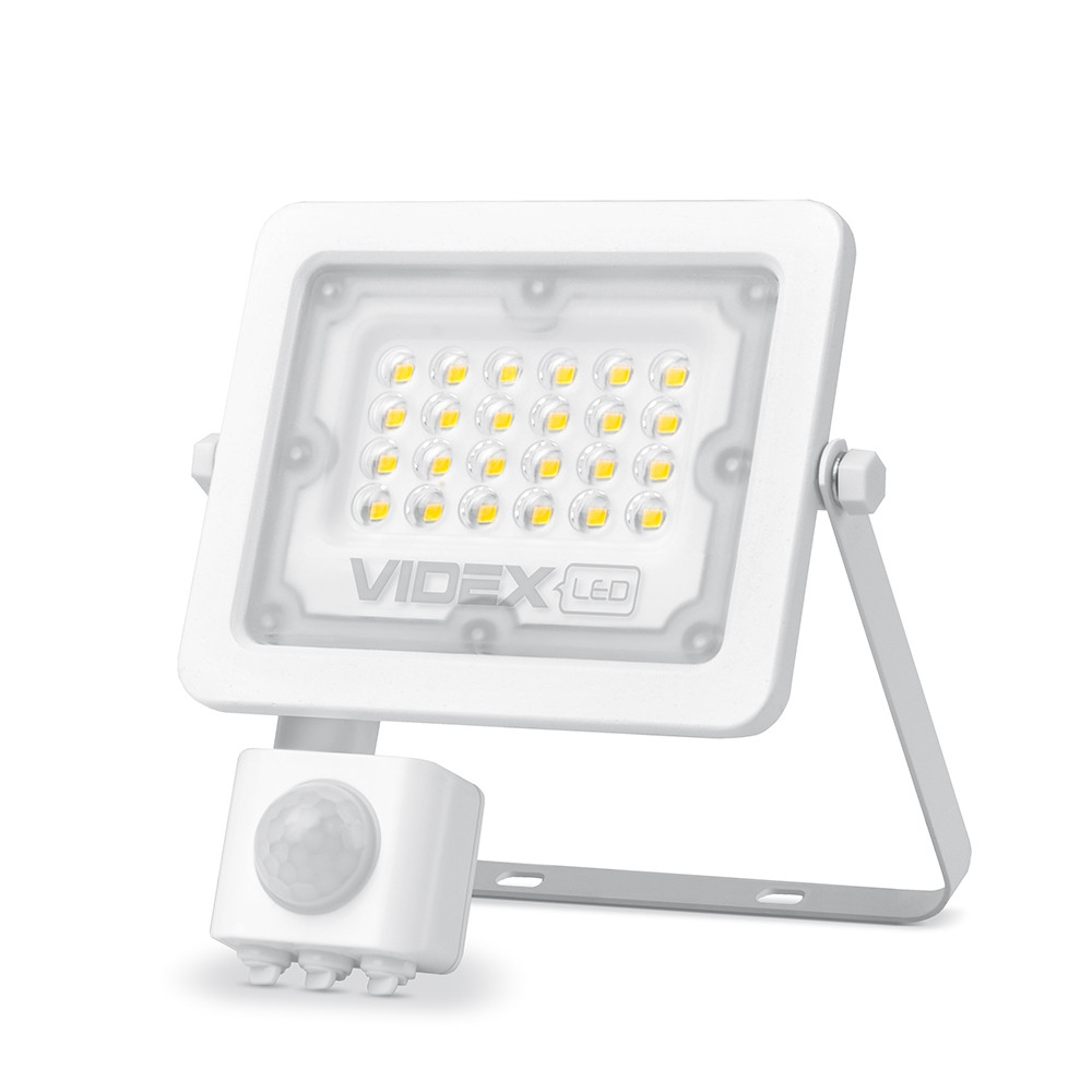 LED прожектор F2e 20W 5000K з датчиком руху та освітленості