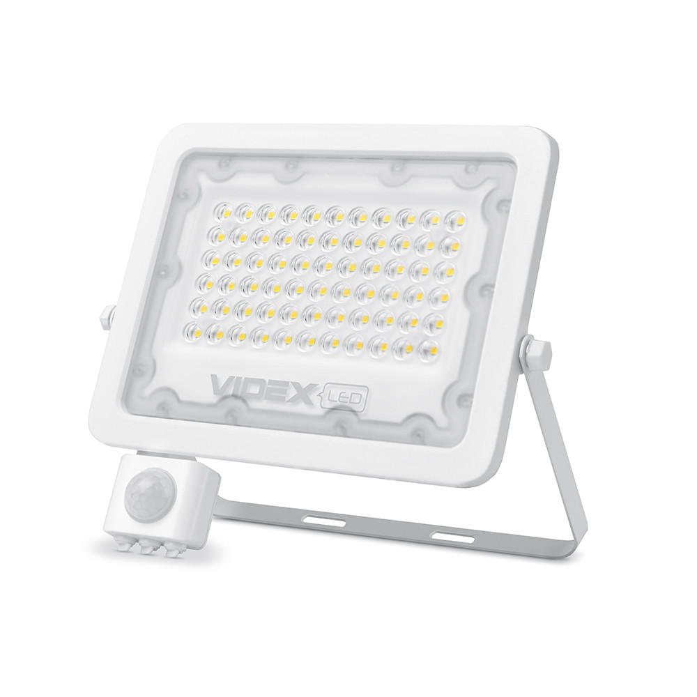 LED прожектор F2e 50W 5000K з датчиком руху та освітленості