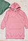 Худі тепле на дівчинку підлітка рожеве, фото 2