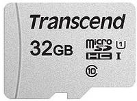 Transcend Карта пам'яті microSD 32GB C10 UHS-I R100/W20MB/s + SD  E-vce - Знак Якості