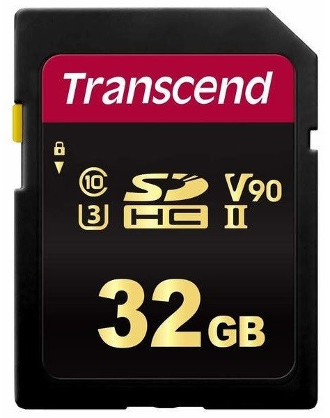 Transcend SDXC/SDHC 700S[Карта пам'яті SD 32GB C10 UHS-II U3 R285/W220MB/s 4K]  E-vce - Знак Якості