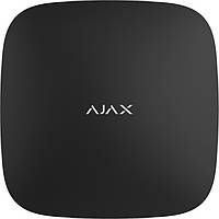 Ajax Інтелектуальна централь Hub, gsm, ethernet, jeweller, бездротова, чорний  E-vce - Знак Якості